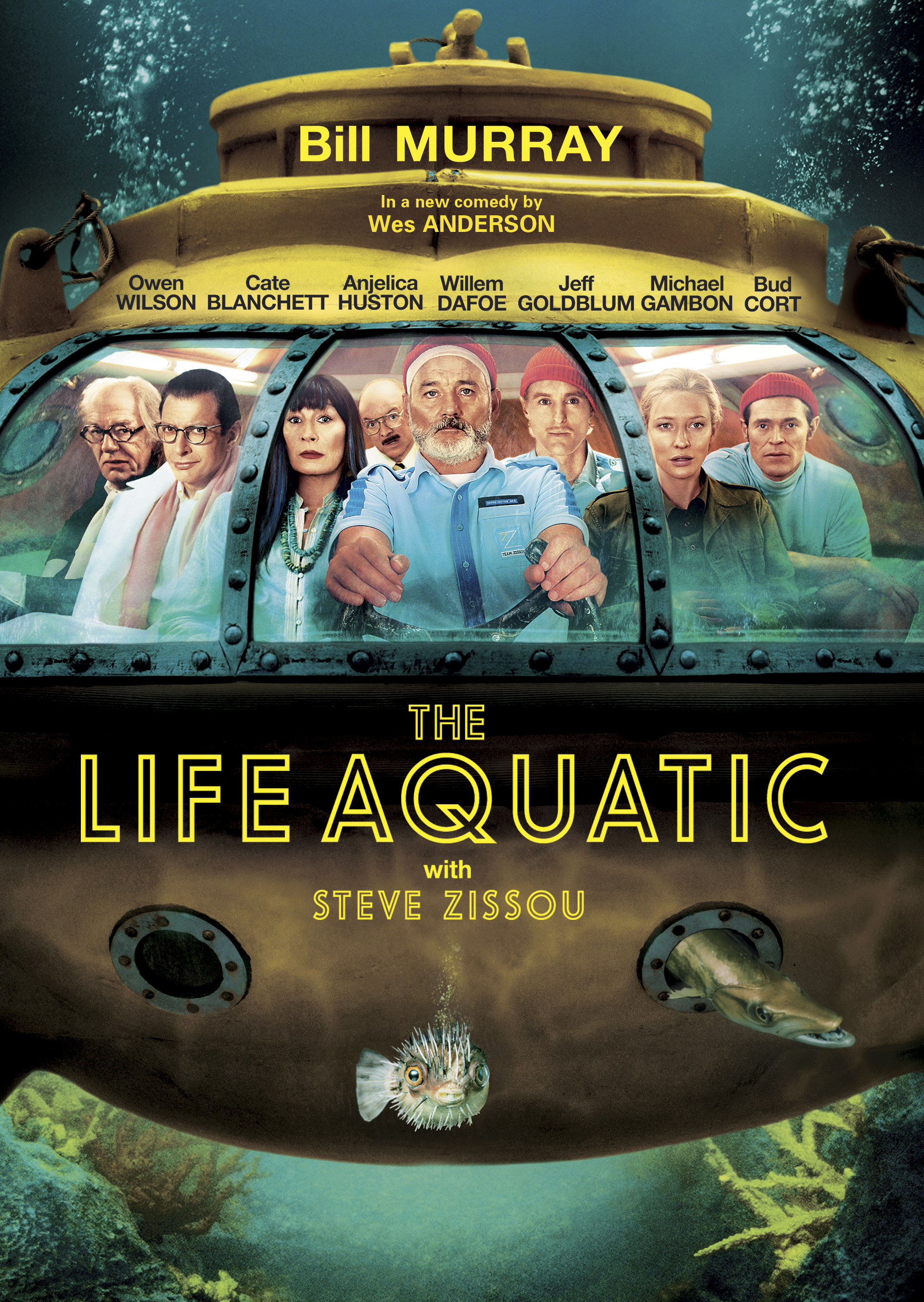 The Life Aquatic With Steve Zissou Main Poster