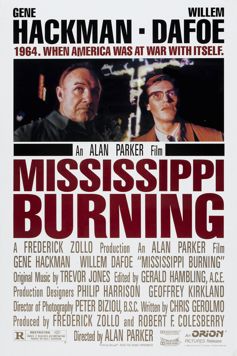 Mississippi Burning Main Poster