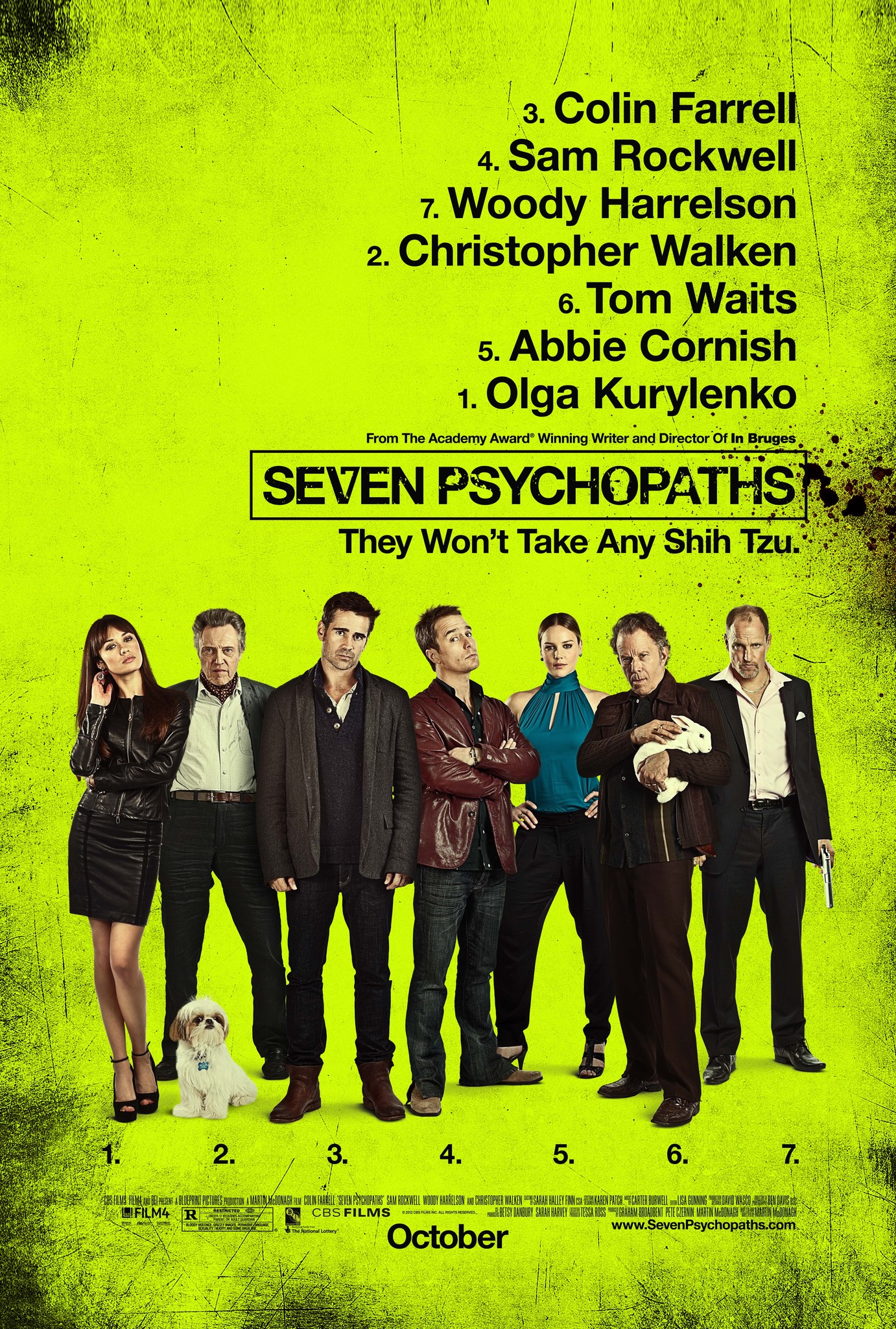 Seven Psychopaths Main Poster