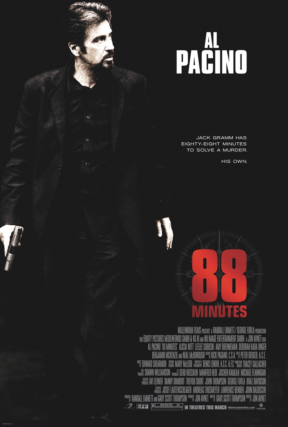 88 Minutes Main Poster