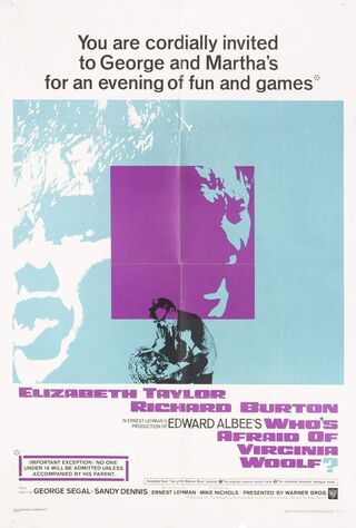 Who's Afraid Of Virginia Woolf? (1966) Main Poster