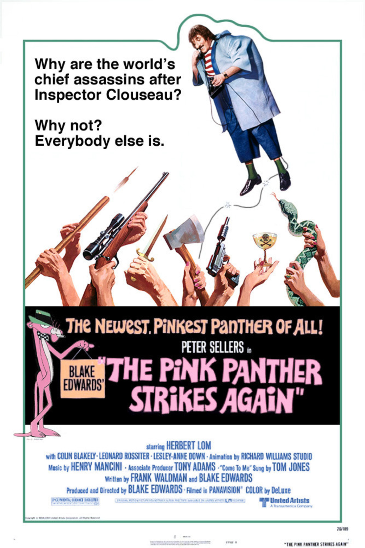 The Pink Panther Strikes Again (1976) Poster #1