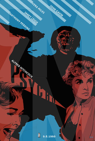 Psycho (1960) Main Poster