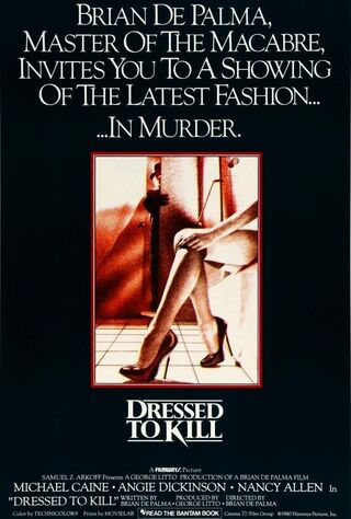 Dressed To Kill (1980) Main Poster