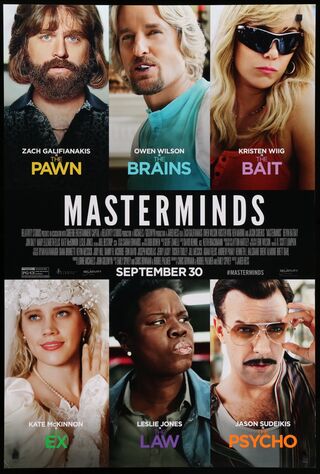 Masterminds (2016) Main Poster