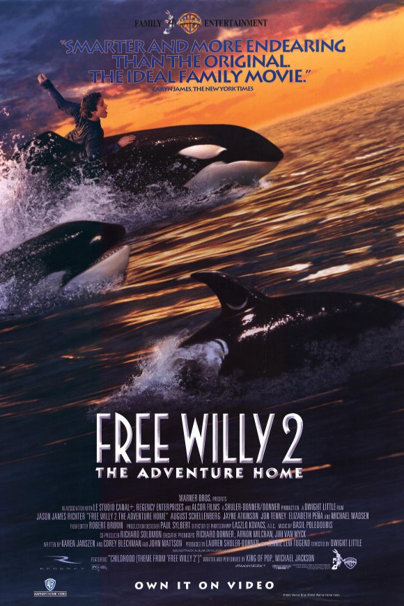 Free Willy 2: The Adventure Home Main Poster
