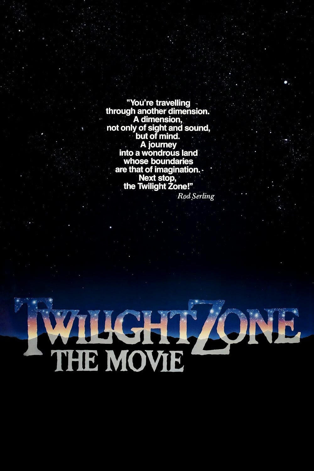 Twilight Zone: The Movie Main Poster