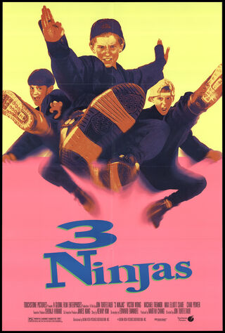 3 Ninjas (1992) Main Poster