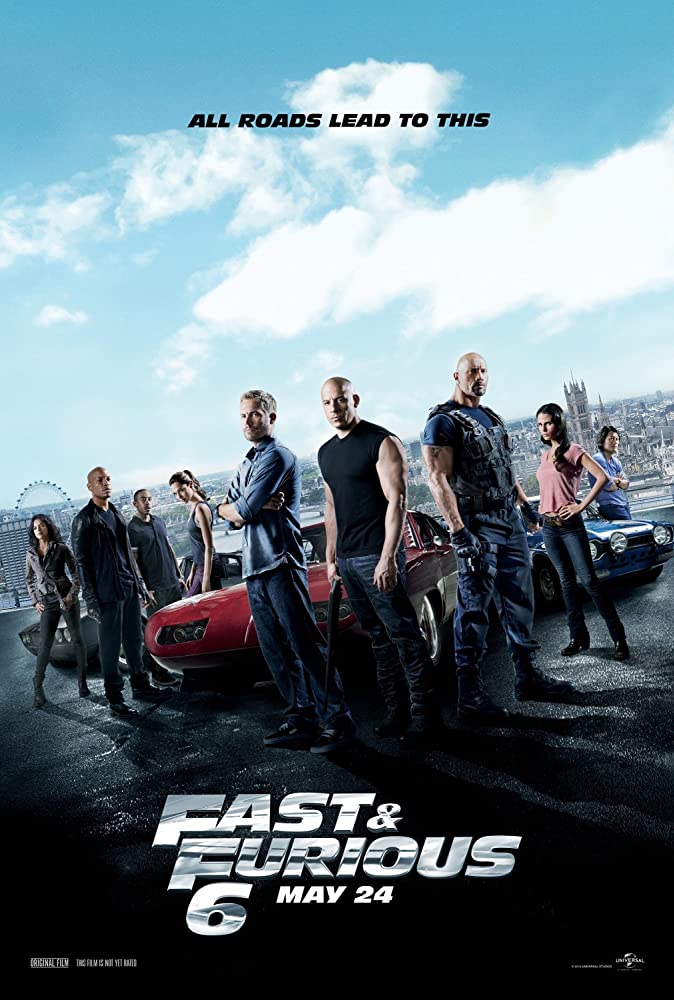 Fast & Furious 6 Main Poster