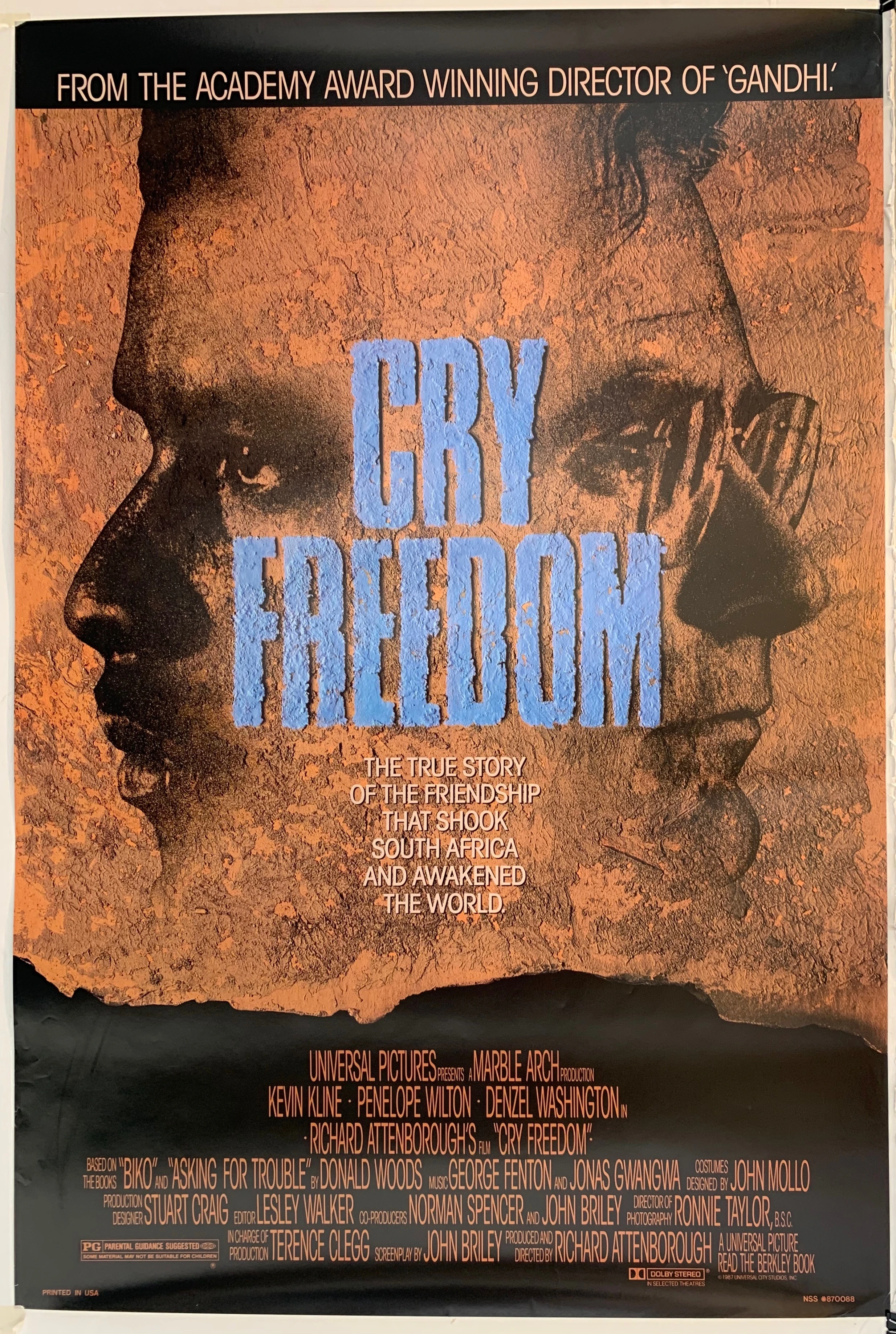 Cry Freedom Main Poster
