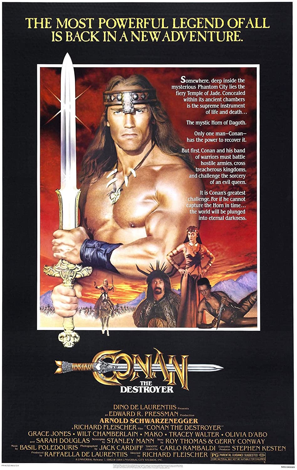 Conan The Destroyer Main Poster