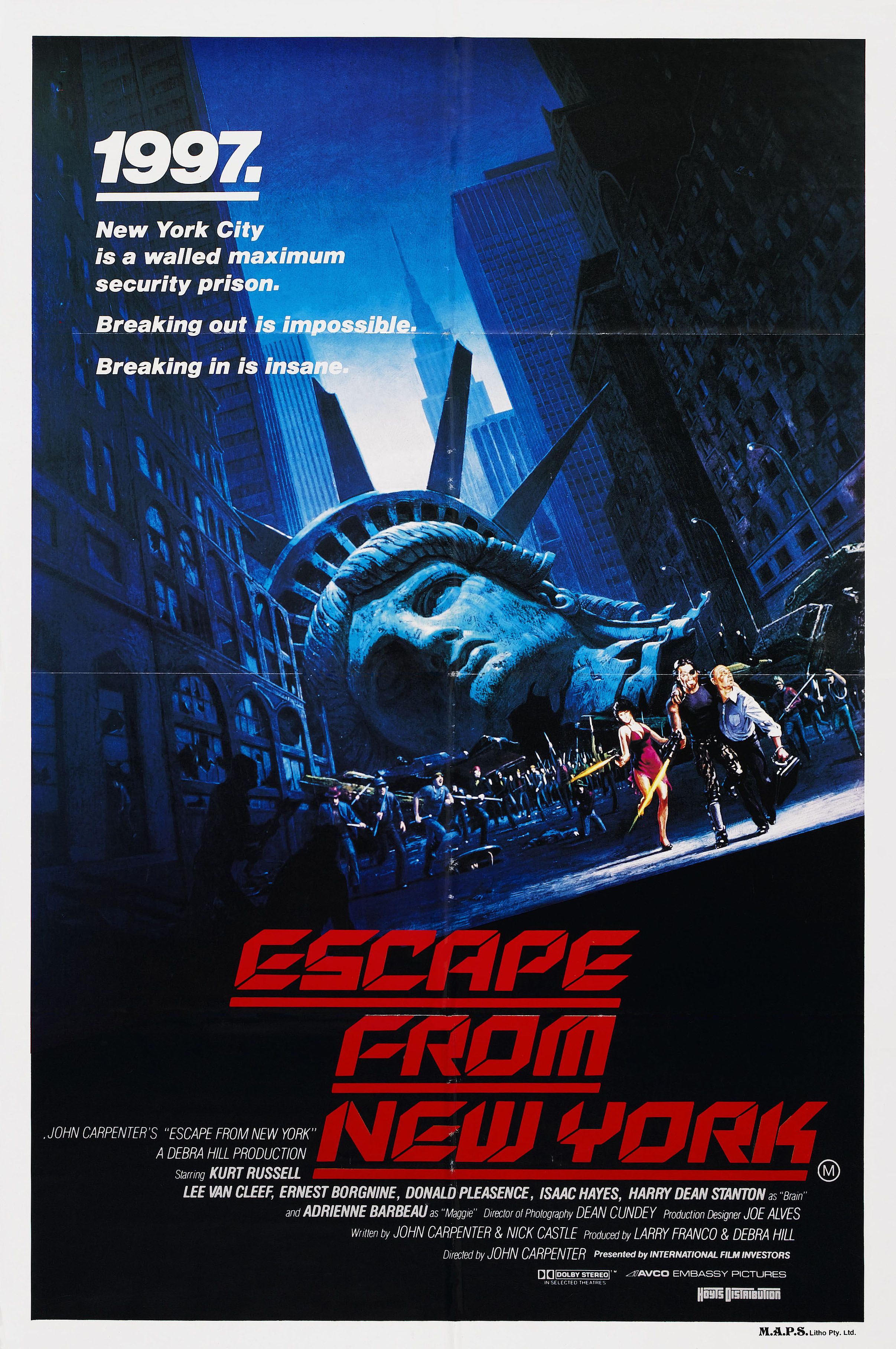 Escape From New York Main Poster