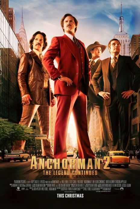 Anchorman 2: The Legend Continues Main Poster