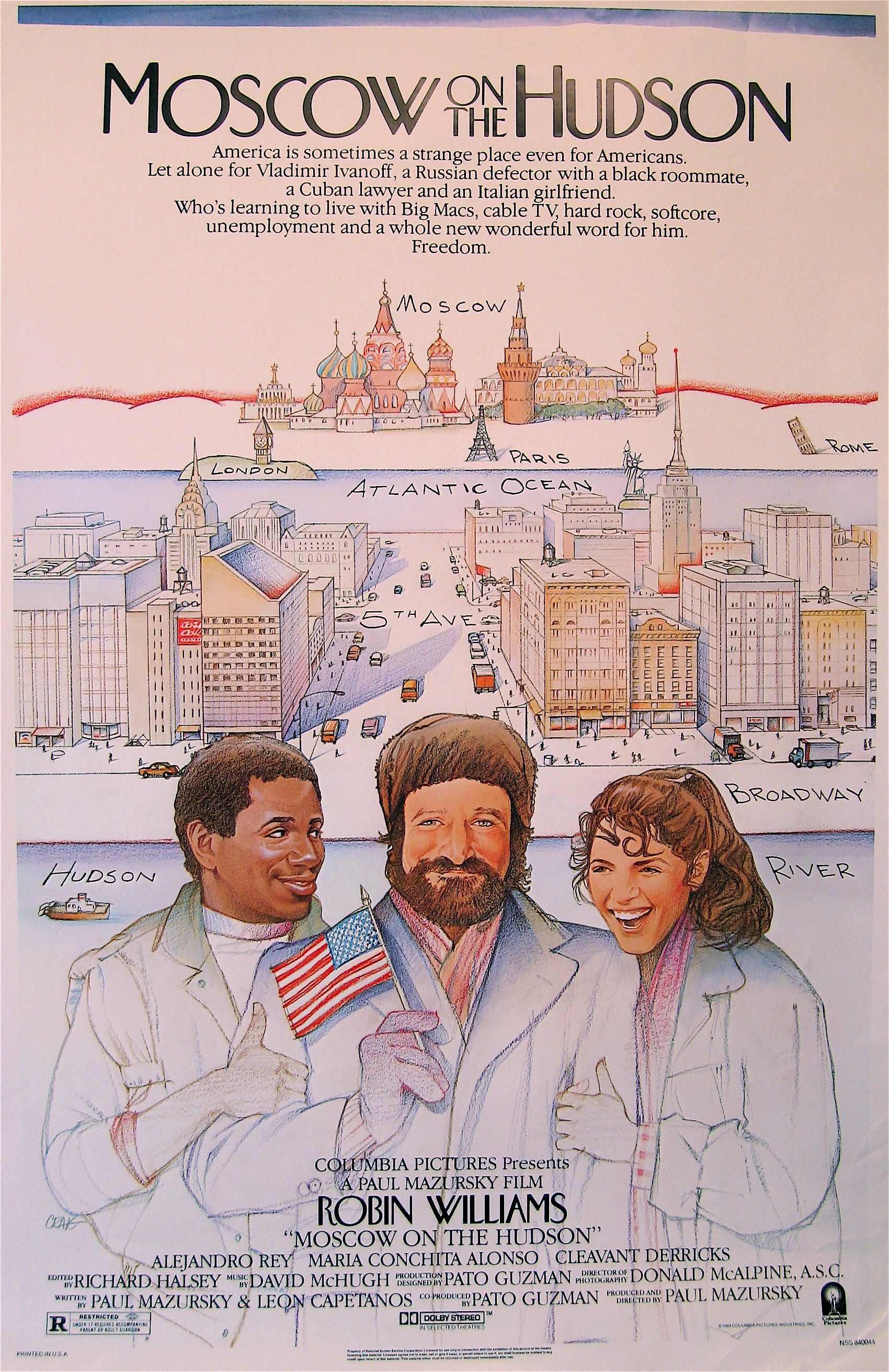 Moscow On The Hudson Main Poster