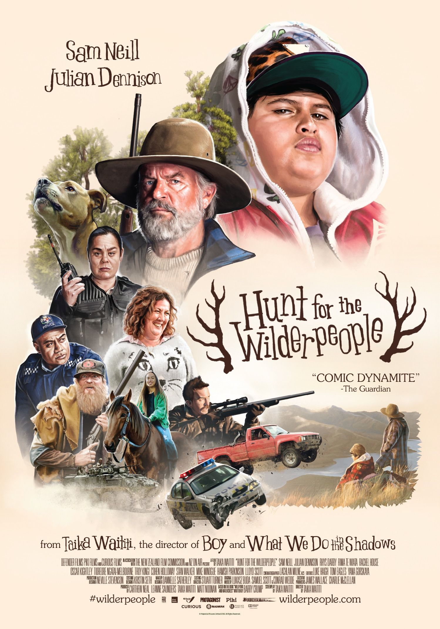 Hunt For The Wilderpeople Main Poster