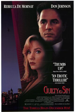 Guilty As Sin (1993) Main Poster