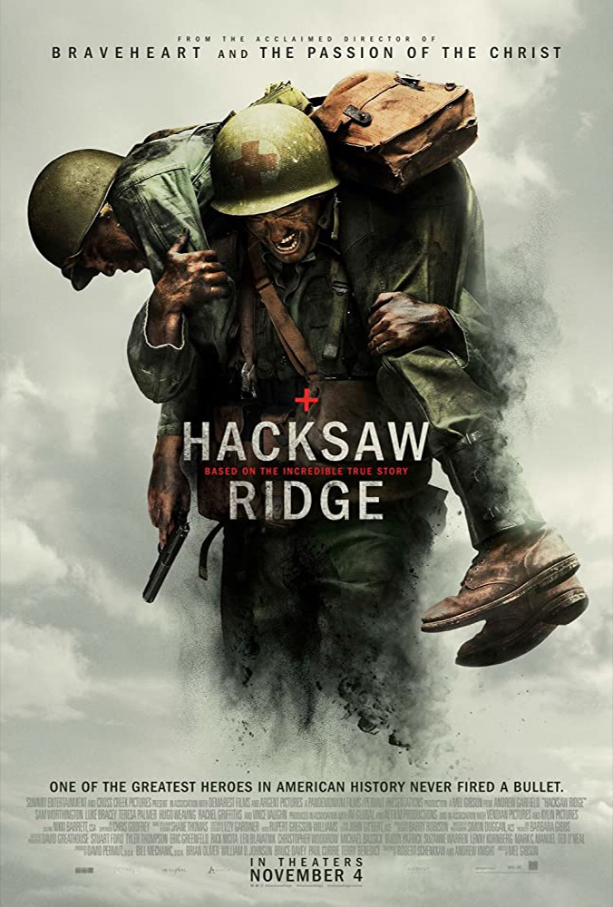 Hacksaw Ridge Main Poster