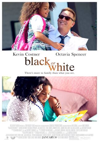 Black Or White (2015) Main Poster
