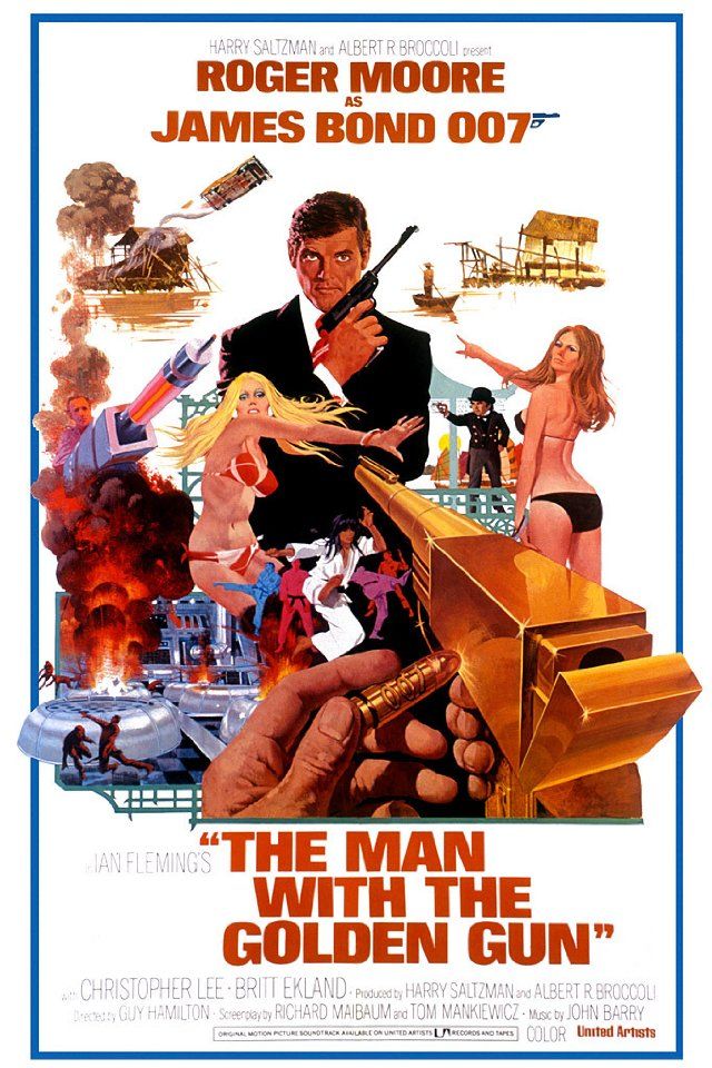The Man With The Golden Gun Main Poster