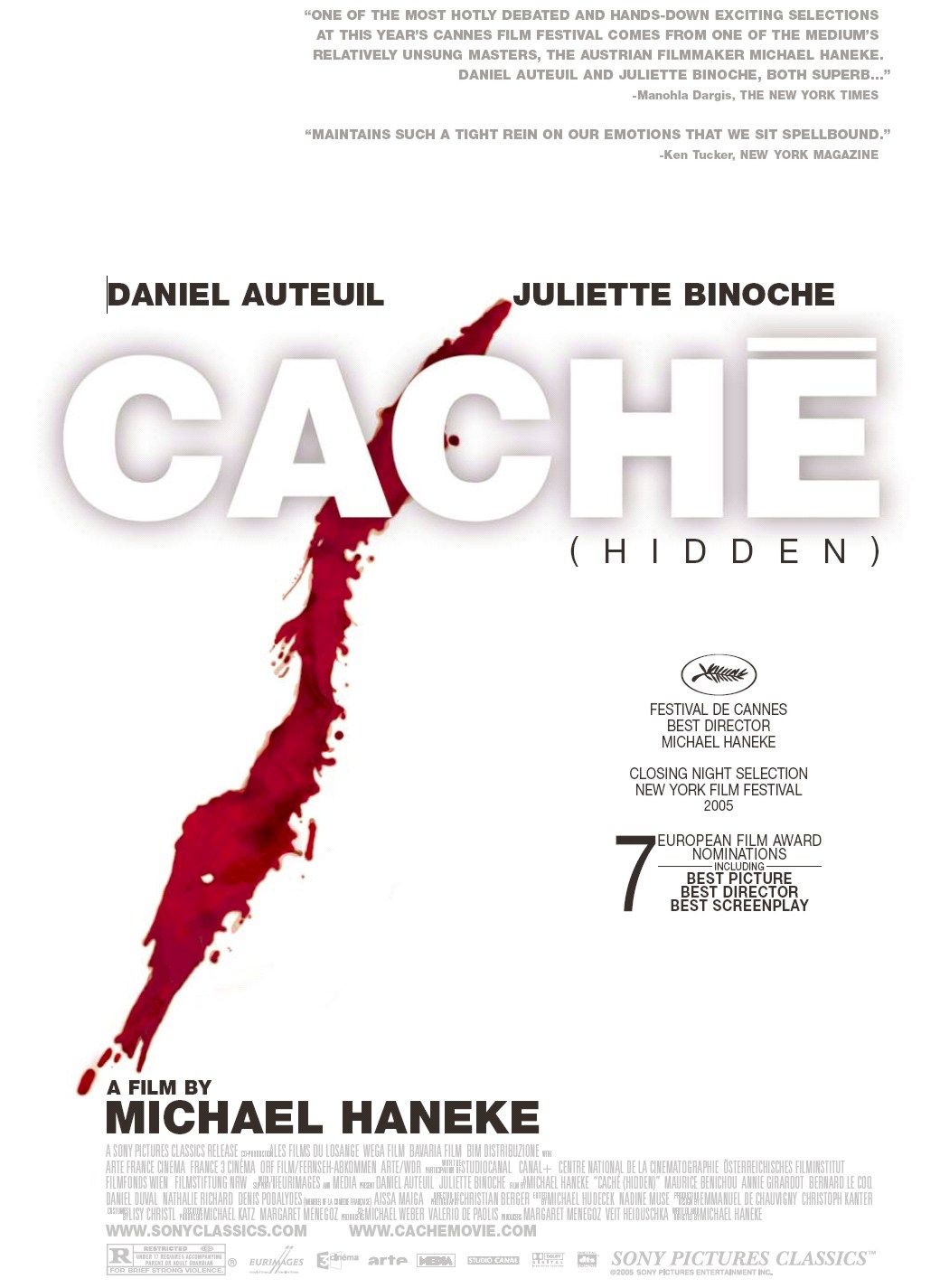 Caché Main Poster