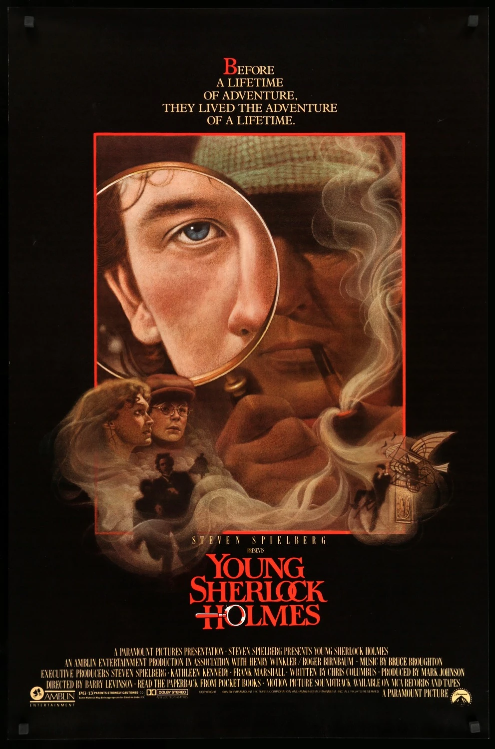 Young Sherlock Holmes Main Poster