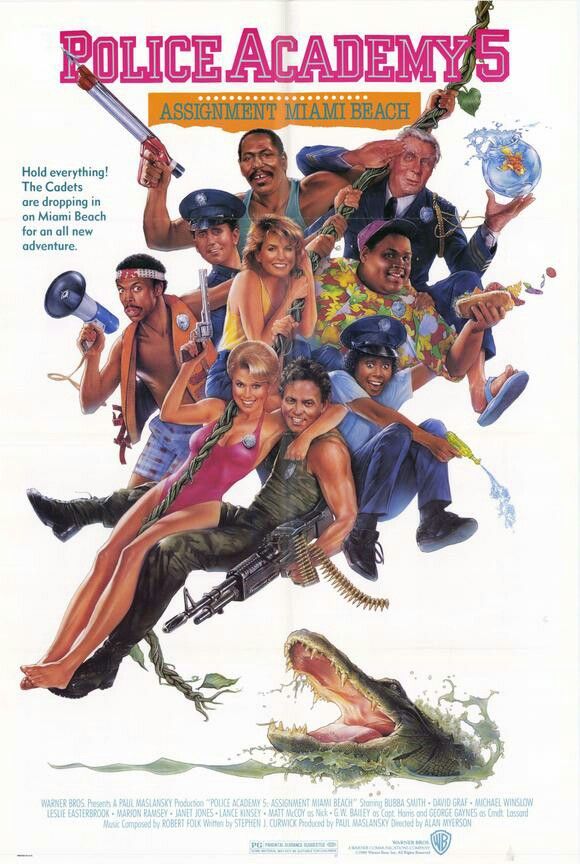 Police Academy 5: Assignment: Miami Beach Main Poster