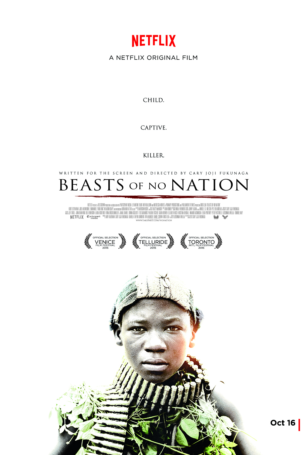 Beasts Of No Nation (2015) Main Poster
