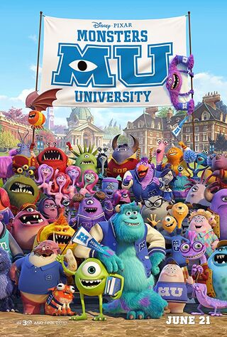Monsters University (2013) Main Poster