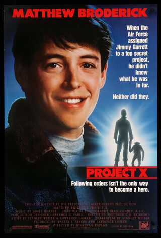 Project X (1987) Main Poster
