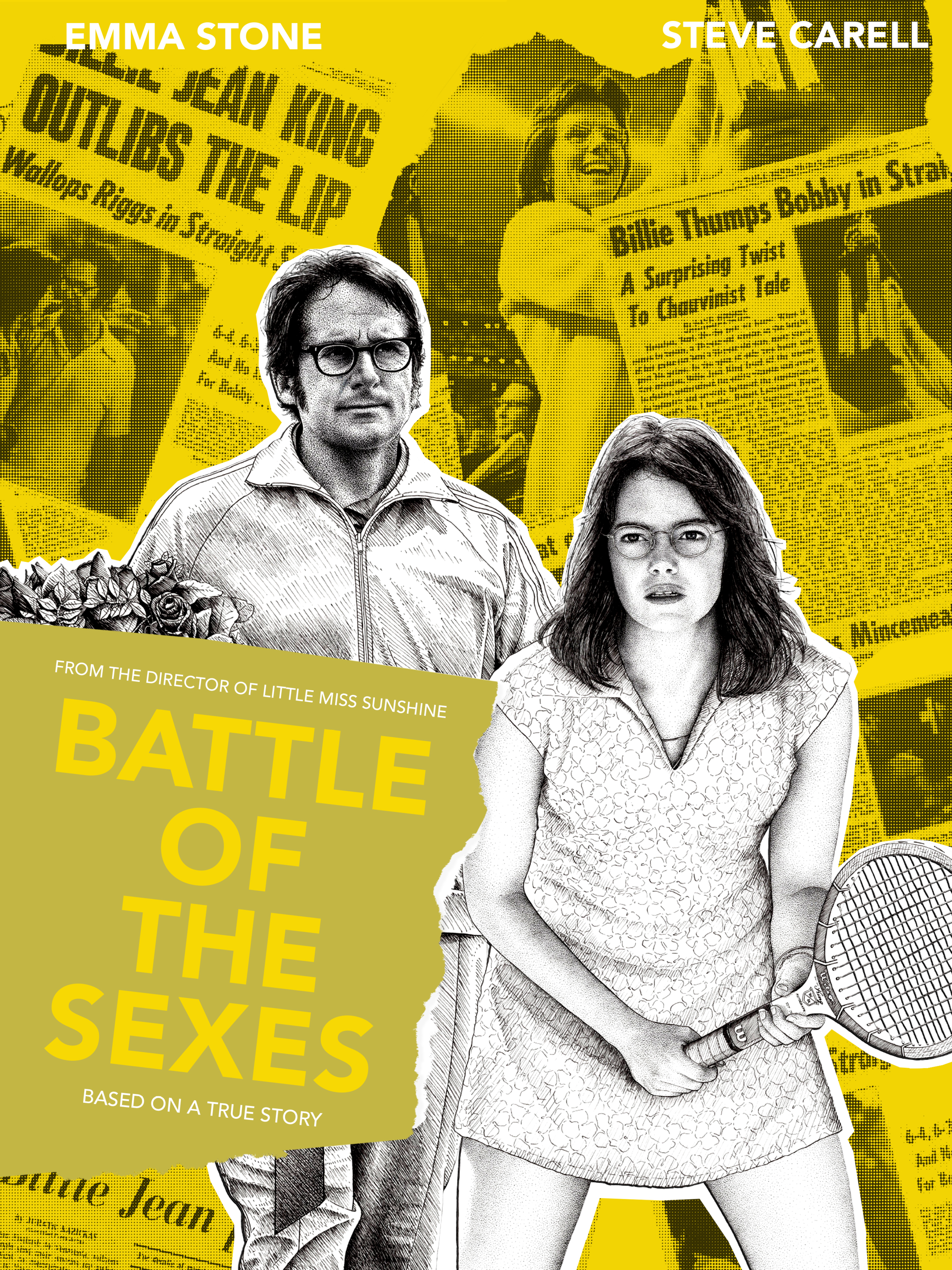 Battle Of The Sexes Main Poster