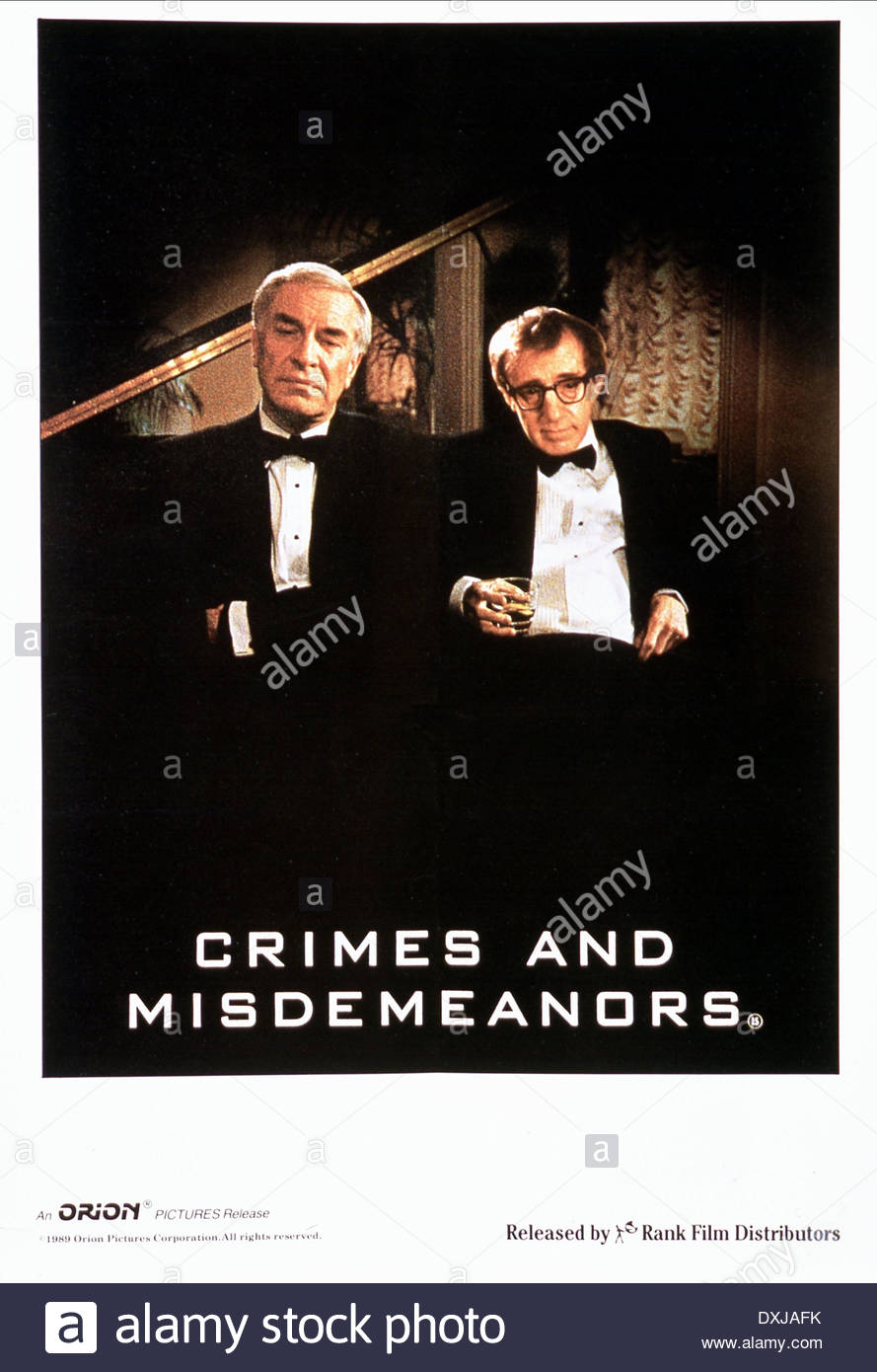 Crimes And Misdemeanors Main Poster