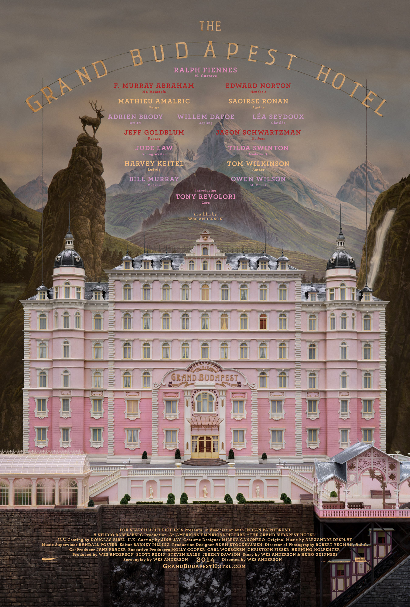The Grand Budapest Hotel Main Poster