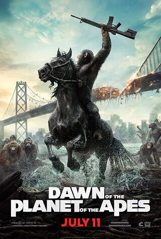 Dawn of the Planet of the Apes (2014) Main Poster