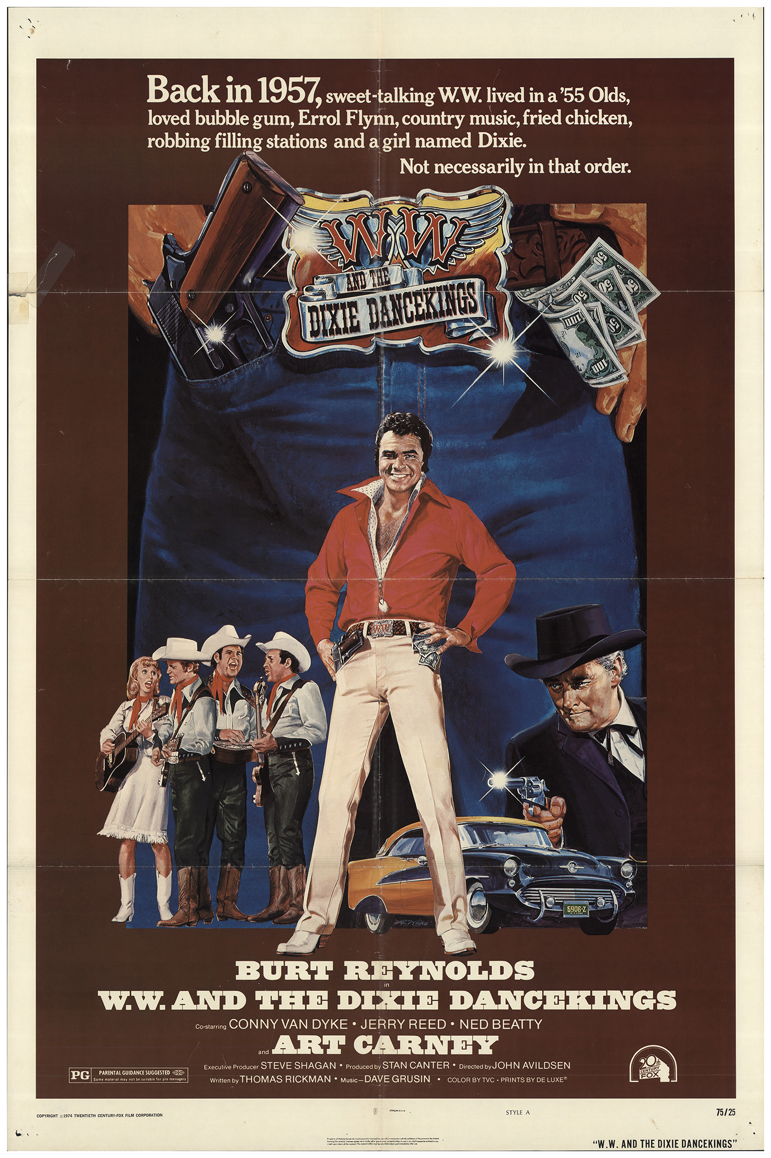 W.W. And The Dixie Dancekings (1975) Main Poster