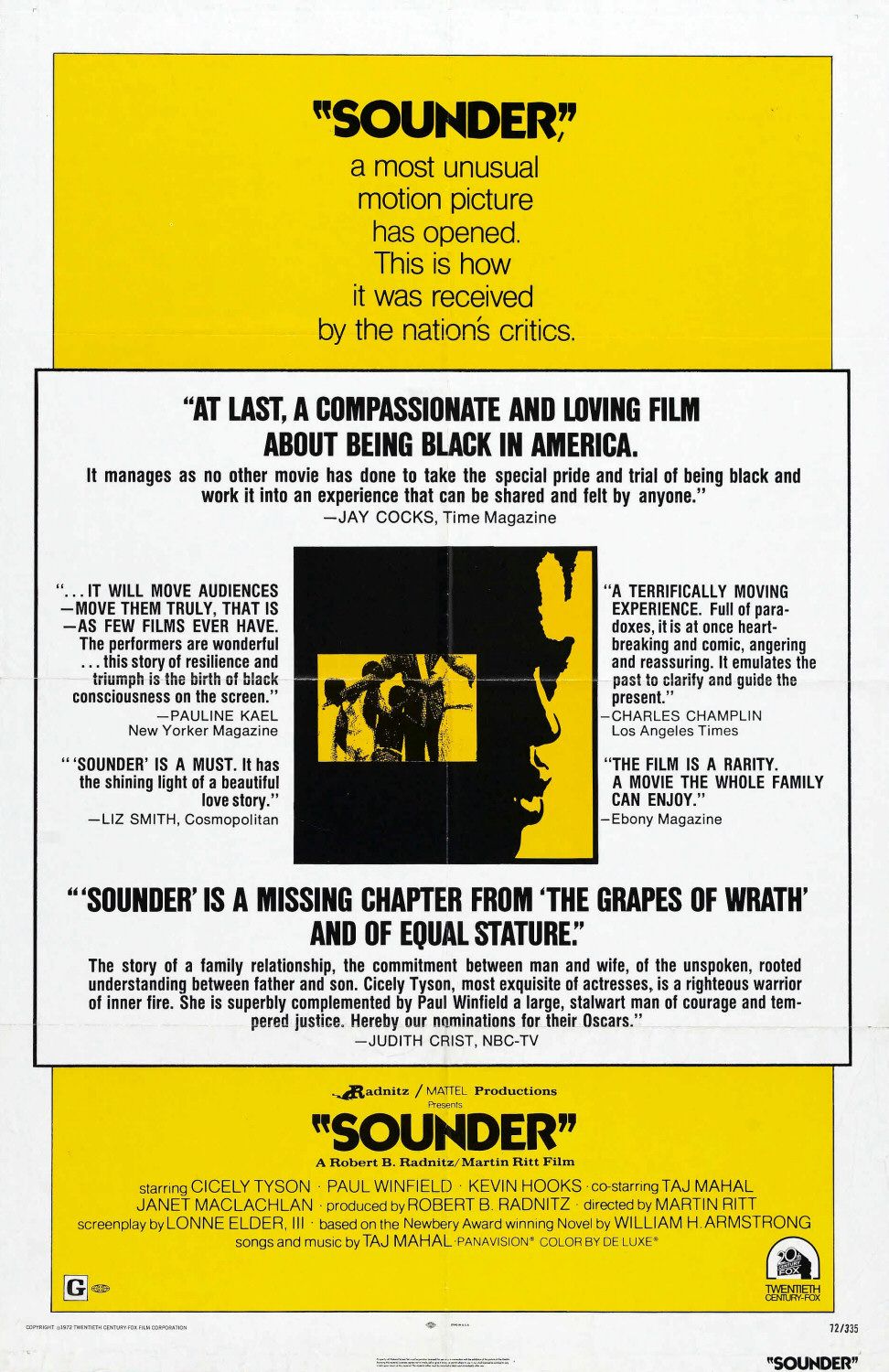 Sounder (1973) Main Poster