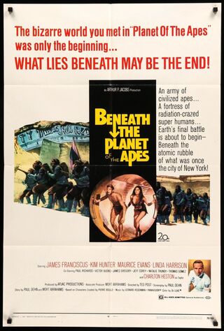 Beneath The Planet Of The Apes (1970) Main Poster