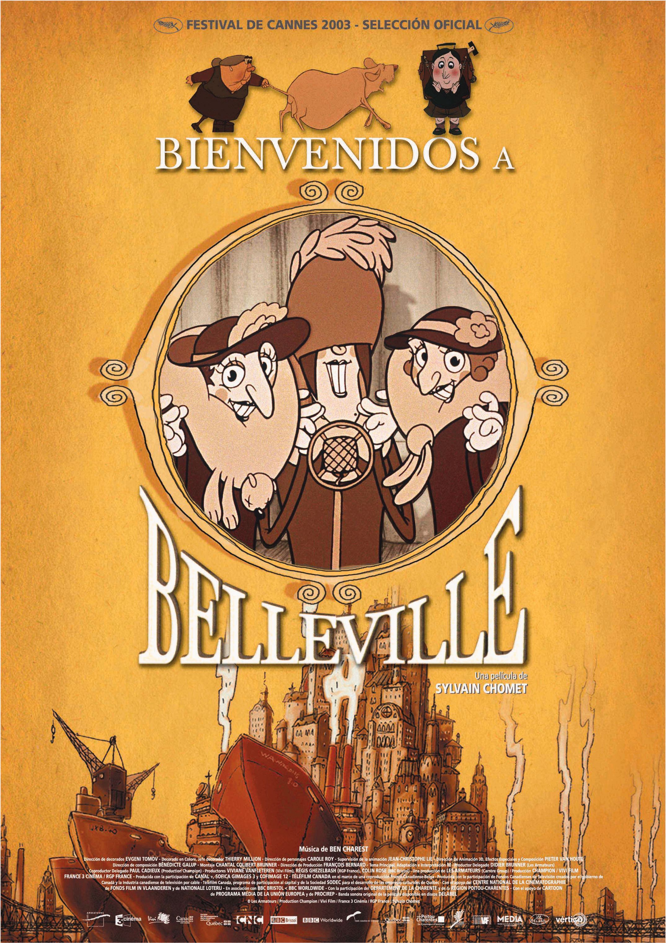 The Triplets Of Belleville (2004) Main Poster
