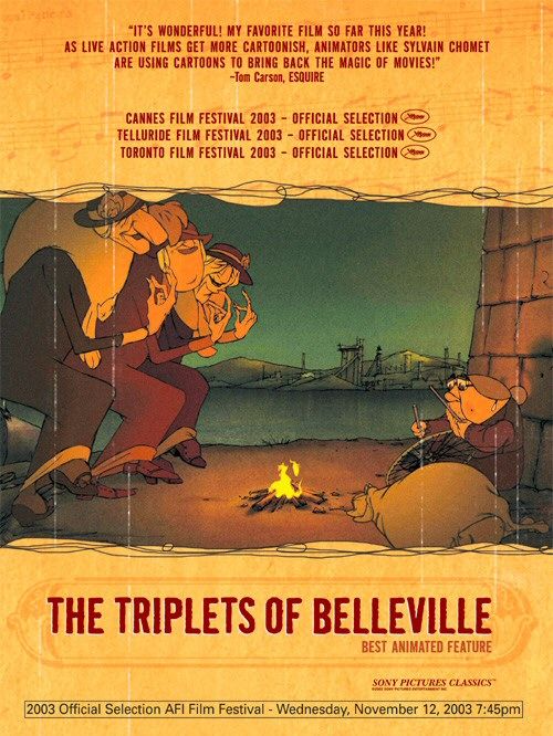 The Triplets Of Belleville (2004) Poster #5