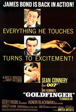 Goldfinger (1965) Main Poster