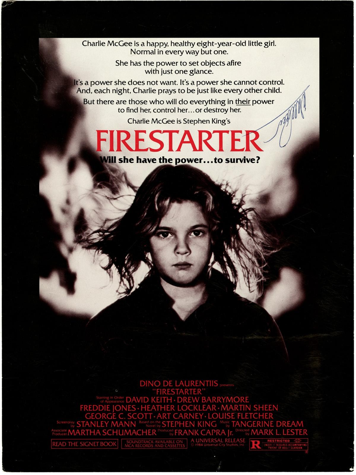 Firestarter (1984) Main Poster