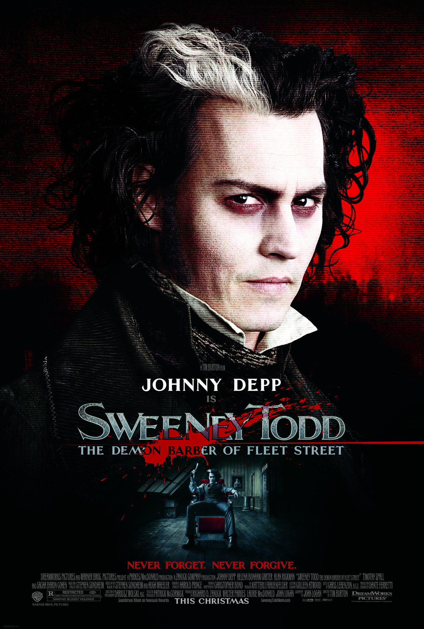 Sweeney Todd: The Demon Barber Of Fleet Street Main Poster