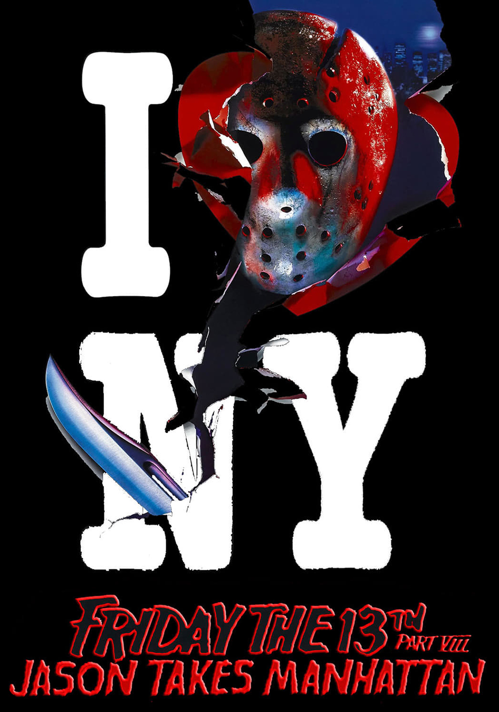 Friday The 13th Part VIII: Jason Takes Manhattan Main Poster