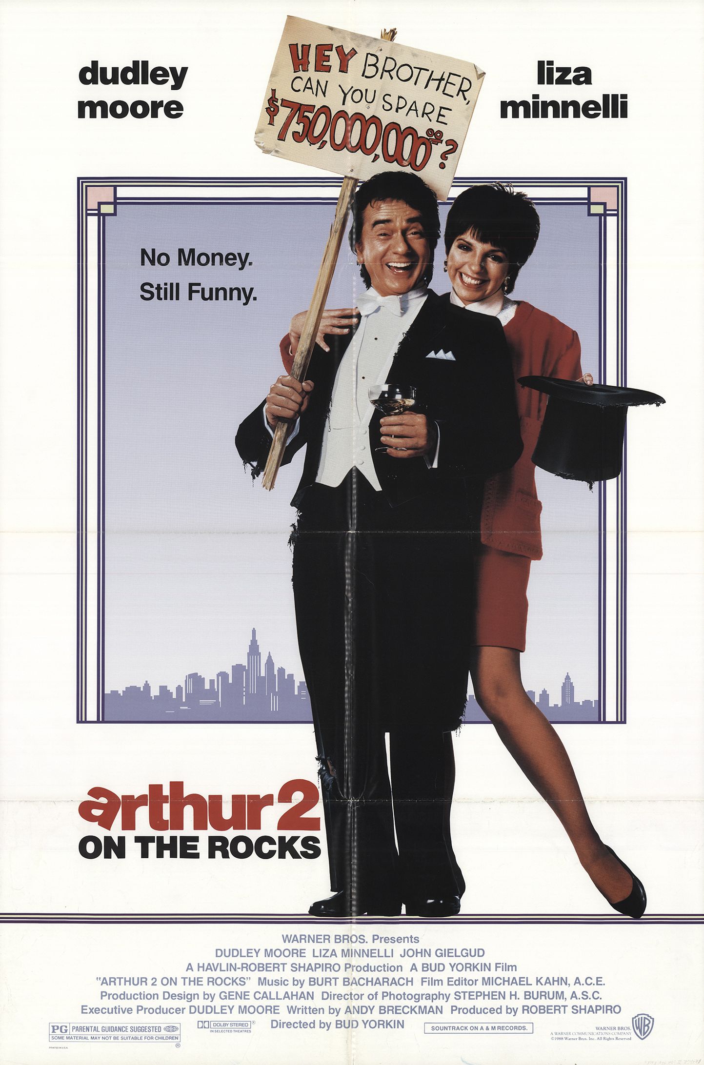 Arthur 2: On The Rocks (1988) Main Poster