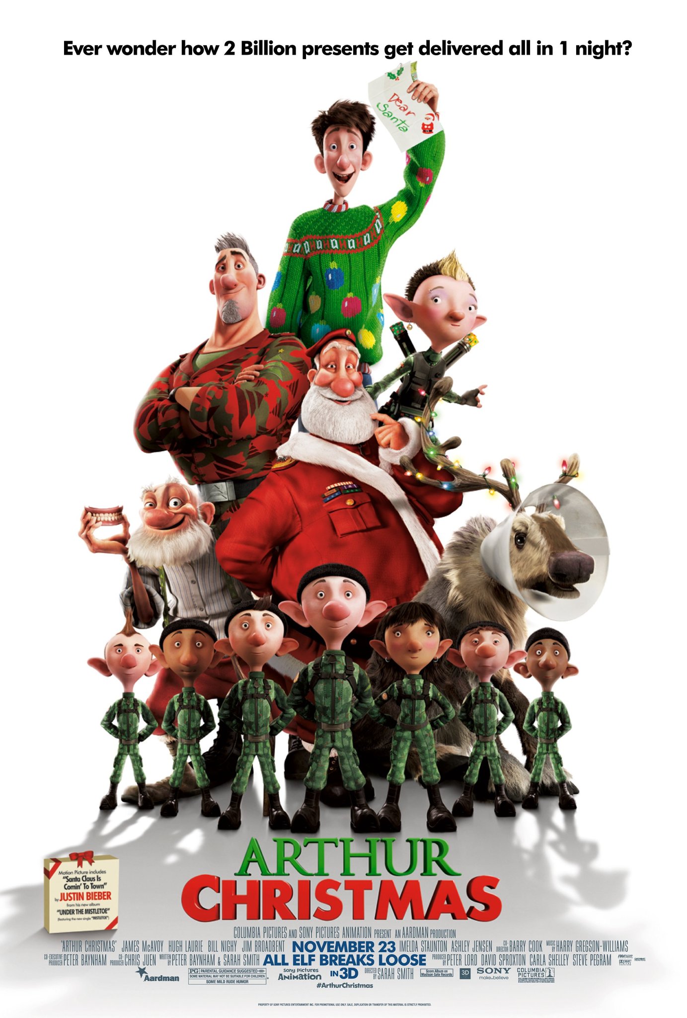 Arthur Christmas (2011) Main Poster