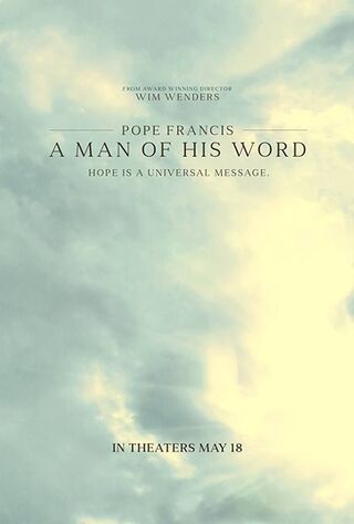 Pope Francis: A Man Of His Word (2018) Main Poster