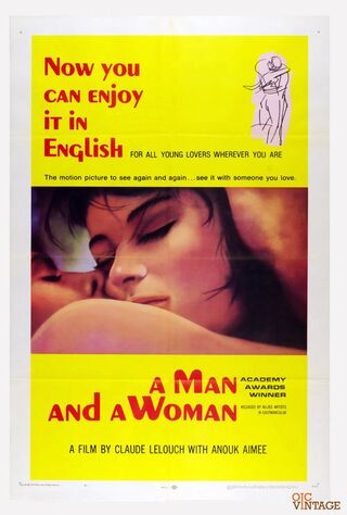 A Man And A Woman (1966) Main Poster