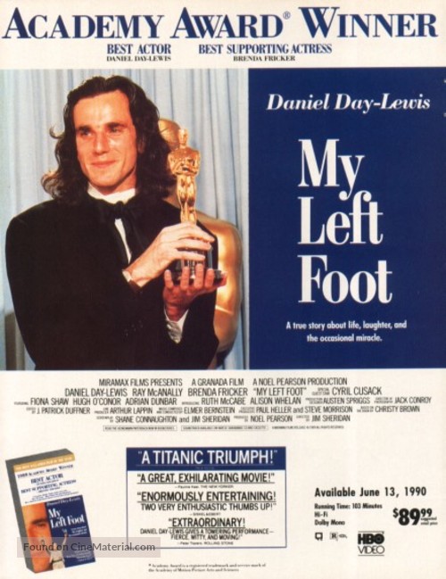 My Left Foot Main Poster