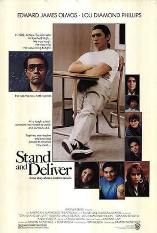Stand And Deliver (1988) Main Poster