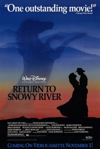 Return To Snowy River (1988) Main Poster