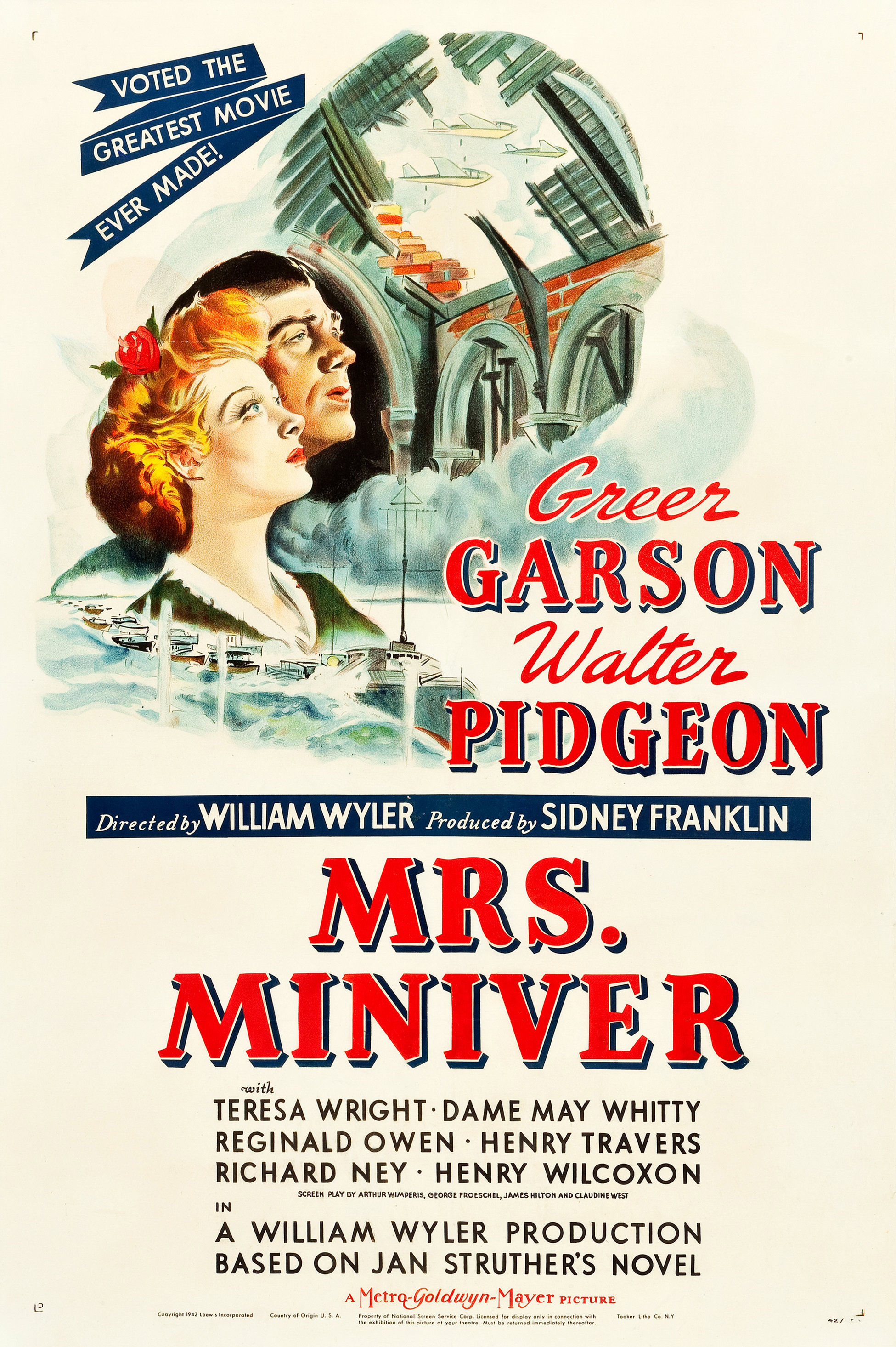 Mrs. Miniver Main Poster